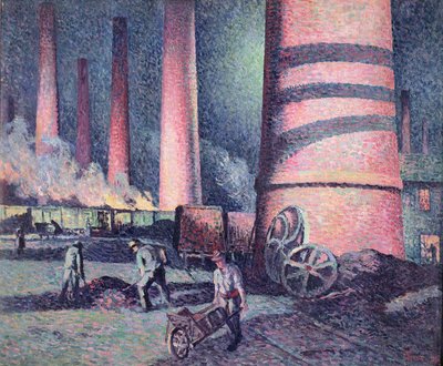 Factory Chimneys by Maximilien Luce